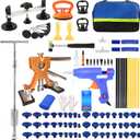 101pcs Paintless Dent Repair Tool Dent Puller Kit,Car Dent Repair KitAdjustable Width, Dent Car Dent Removal Kit