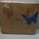 NOVA Vega Rollator Walker - Lightweight 18 lb Folding Mobility Walker, 8” Wheels, Adjustable Height, Hand Brakes, Padded Seat & Backrest, Blue
