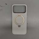 TORRAS Q3 Silicone for iPhone 17 Pro Max Case Stand, Fit for MagSafe, Liquid Silicone Soft Cozy Grip, 360 Spin Magnetic Stand, Camera Control, Protective for iPhone 17 Pro Max Phone Case, Ivory Gold