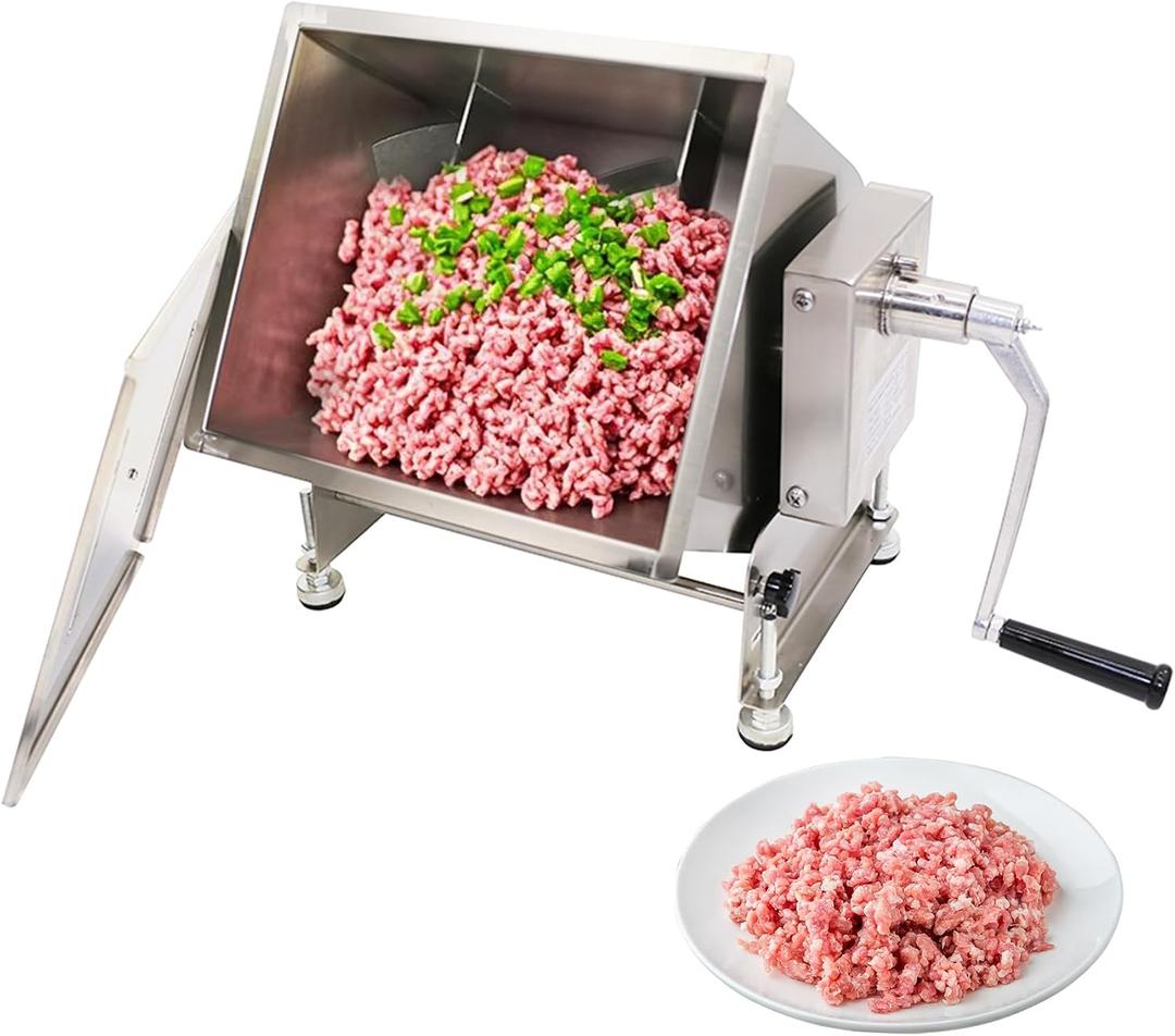 Hakka 30lb/15L Commercial Meat Mixer For Sausage, 20L Empty Tank