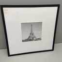 upsimples 18x18 Picture Frame, Display Pictures 8x8 with Mat or 18 x 18 Without, Wall Hanging Square Frames, Black, 1 Pack