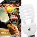 LUCKY HERP Desert UVA UVB Reptile Light Bulb 10.0 26W Compact Fluorescent Lamp