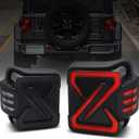 LED Tail Lights for Jeep Wrangler JL 2018-2023, [DOT Approved] [Z Style] [Plug n Play] Jeep Wrangler Accessories