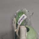 Silicone Bottle Brush Set with Stand, 360° Rotating Bottle Cleaning Brush Cleaner Set, Long Handle 3 in 1 Multipurpose Silicone Baby Bottle Straw Cleaner Brush (Green)