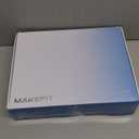 MakeFit Dual Filtered Rain Shower Head Combo, High Pressure Handheld Shower Head with Adjustable Bar - Rainfall Shower Head And Showerhead with Filter for Hard Water - Removes Chlorine (Matte Black)