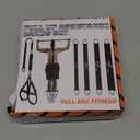 Fitarc Pull Up Assistance Bands Set,Pull Up Assist Strap with Handle,14 Levels of Assistance Up to 300LBS (Black)