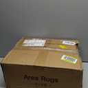 befbee 6×9 Area Rug for Living Rooms, Stain Resistant Neutral Washable Rugs for Dining Rooms, Floral Vintage Non-Slip Thin Large Size Area Rugs,(Pink)