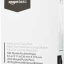Amazon Basics Multipurpose Copy Printer Paper, 8.5 x 11 Inches, 20 lb Weight, 96 Bright White, 500 Sheets (1 Ream)