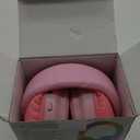 MIDOLA Kids Headphones Bluetooth 5.3 Wireless 60H Play Time Volume Limited 85/110dB Over Ear Foldable Protection Headset/Wired Aux Built-in Mic for Boy Girl Travel School Pad Tablet Pink