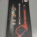 Tool Daily Deluxe Pressure Washer Gun, with Replacement Wand Extension, 5 Nozzle Tips, M22 Fitting, 40 Inch, 5000 PSI