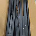 Hunlostten 14in High King Bed Frame No Box Spring Needed, Heavy Duty King Platform Bed Frame with Round Corners, Easy Assembly, Noise Free, Black