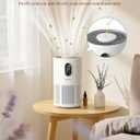 Air Purifiers for Home Large Room 1650 Ft with Washable Filters, WESTHEY H13 HEPA Air Purifier with Fragrance Flowing Ambient Light Auto, Air Cleaner for Wildfire Smoke Dust Pollen Pets Hair Odor