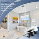 8662 Bathroom Fan Motor Replacement, Bathroom Exhaust Fan Compatible with Nutone 8662N, 8572, 8672, 8672N, 8831, 8832, 8832N, 8833, 8861, MH8861N, Ventilation Fan Motor Quiet Operation