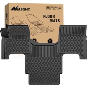 Nilight TPE Floor Mats for Volvo VNL 300 430 630 670 730 780 2004-2018 Volvo VT Models 2006-2010 All Weather Custom Fit Heavy Duty Floor Liners