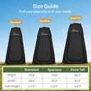 Wolfwise Pop Up Shower Tent for Camping, Portable Instant Changing Tent with Ventilation Window & Carry Bag, Privacy Bathroom Toilet for Beach & Outdoor, Standard, Width 40 ", Height 75 ", Black