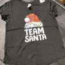 Team Santa Christmas Squad Family Matching Pajamas Boys Men T-Shirt, Size Small