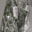 24Pcs Snowy Artificial Pine Needles Branches Twigs 10.6" Fake Frosted Pine Picks Greenery Stems Christmas Pine Tree Picks Winter Fir Pine Sprays Sprigs for Crafts Wreaths Garlands Holiday Decor