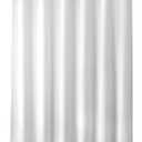 Titanker Extra Long Shower Curtain Liner Washable, 72 x 84 Inches, White Shower Liner Fabric with 2 Magnets, Waterproof Bathroom Long Shower Liner Polyester Soft Lightweight, White