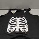 Tipsy Elves Halloween Women's Skeleton Costume Shirt - Cute and Spooky Adult Womens Skeleton Tops - Front Printed Ribcage, Size 1X