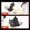 751-842 Front Right Power Window Regulator and Motor Assembly Compatible with Chevy Camaro 2011 2012 2013 2014 2015