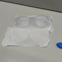 Blue Light Blocking Glasses - Fashion Square Eyeglasses, Anti UV Ray Computer Gaming Glasses Blue Blockers for Women/Men (*Black & Transparent)