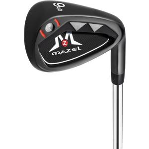 MAZEL Men Golf Iron Pitching Wedge,Sand Wedge with Steel Shafts for Right Handed Golfers 9 Iron
