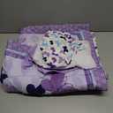 UOMNY Toddler Nap Mat Girls Kids Nap Mats with Removable Pillow and Blanket Butterfly Toddler Sleeping Bag for Preschool Daycare Purple 53x21 Inch