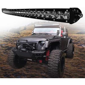 LED Light Bar 36inch Curved 180W Single Row Spot Flood Combo 3D Driving Fog Lamp Off Road Lighting LED Work Lights for ATV UTV SUV Boat Trucks IP68 Waterproof (180W)