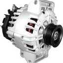 WAGSON 120Amp New Alternator Replacement for L4 2.4L Chevrolet Chevy Equinox 20102017, GMC Terrain 20102017, Buick Regal 2012 20152017 12V, 5Groove Pulley, Replace# 13500315, 13588328, 11459N