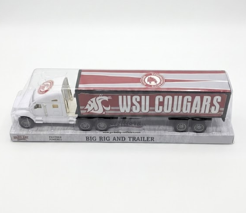 WSU COUGARS Mascot Big Rig And Trailer Toy