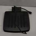 George Foreman Fully Submersible Grill, NEW Dishwasher Safe, Wash the Entire Grill, Easy-to-Clean Nonstick, Black/Grey (4-Serving)