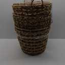 HD Large Hyacinth Braided Basket Set Of 3