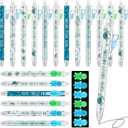 Jetec 60 Pcs Turtle Pens Gifts Inspirational Cute Ballpoint Pens Bulk Motivational Employee Appreciation Gifts Black Ink for Turtle Lovers Thank You Coworkers