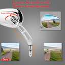 Chrome 8mm Rearview Mirrors for Touring Road Glide FLTRX Electra Glide FLHT Road King FLHR Street Glide FLHX Sportster Dyna Softail models 1982-2023