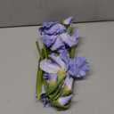 IPOPU Artificial Flowers,5PCS Blue Iris Flowers Artificial 31.1" Spring Flowers Fake Silk Flowers with Stems for Wedding Office Home Decor Indoor Decor(Blue)