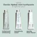 Davids Hydroxi Fluoride Free Nano Hydroxyapatite Toothpaste for Remineralizing Enamel & Sensitive Relief, Whitening, Antiplaque, SLS Free, Natural Peppermint, 5.25oz, Made in USA (5.25 Ounce (Pack of 1))