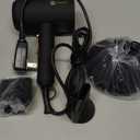 slopehill Professional Ionic Hair Dryer, Powerful 1800W Fast Drying Low Noise Blow Dryer with 2 Concentrator Nozzle 1 Diffuser Attachments for Home Salon Travel (Black)