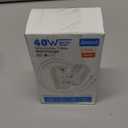 4 in 1 Retractable Wall Charger with Dual Cables,40W Retractable Phone Charger Wall Plug with Dual USB Ports,20W USB C Chargers Block Fast Charging for iPhone 17 16 15 14 13,LG, Galaxy S24 23,Pixel (White)