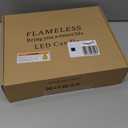 Flickering Flameless Candles with Remote Control and Timer Set of 5 Pc Real Wax LED Pillar Candles, Battery Operated CandlesD2.2H5/5.5"/6"/7"/8" Home Decor Flameless CandlesBlack (black water pattern)