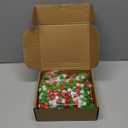 Shappy 1000 Pcs Christmas Pom Poms for Crafts Bulk 0.5 Inch Glitter Fuzzy Craft Pom Poms Crafts Balls for Hobby Supplies and Craft DIY Material Making Decorations(White, Fruit Green, Red)