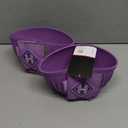 Harrison Howard Rubber Pull-on Bell Boots with Fleece Lining and Touch-Close Tapes Hoof Overreach Protection for Horses (XL, Violet)