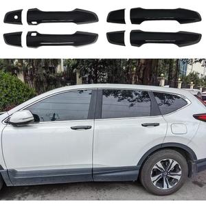 AOKIO Compatible with 2017 2018 2019 2020 2021 2022 Honda CRV Accessories Exterior Door Handle Cover Trim (Glossy Black)