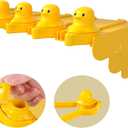 4 Pack Set Yellow Duck Shaped Chip Clips Food Bag Sealing Clips Keeping Food Fresh, Easy to Use and Store, Ideal for Various Seasoning And Food Bags Piping Bag Clips Bag Clips Bag Clips For Food