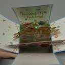 Large Pop Up Birthday Cards with Blowable Lights and Music,1-100 Ages Funny Happy Birthday Cards 3D Greeting Cards Special Birthday Gifts for Kids Teens Women Men Son Daughter