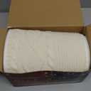 Christmas Tree Collar, Knit White Rustic Farmhouse Christmas Tree Skirt,Adjusted Christmas Tree Base Cover for Artificial Trees for 6ft 6.5 ft 7ft 7.5ft Tree