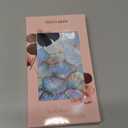 DEENAKIN for iPhone 17 Case - Wireless Charging Compatible - Dual-Layer Hard Shell & Silicone Cover - Shockproof Protective Phone Case with Trendy Cute Designs for Women - Iridic Fragment Pattern