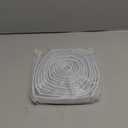 Wedge-Shape Window Weather Stripping Door Frame Seal Strip 3Pcs196" White,Upgrade Black Foam,Soundproofing,Draft Stopper,Winter Insulation,Noise Blocker, Gap Filler for Exterior Front Door Side