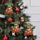 7 x 67 Meme Christmas Ornament - Funny Stocking Stuffer for Teens, Santa Claus Holiday Decor 2025