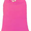 Heavy Duty Laundry Bag with Drawstring and Handle, Extra Large Travel Dirty Clothes Bag for Laundromat and Household, Durable Rip-Stop Laundry Hamper Liner, 28 x 40 Inch by SANFERGE, Hot Pink