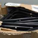 48'' Outdoor Dog Houses for Large Dogs Outside, Weatherproof Large Dogs House with Textilene Elevated Dog Bed, Breathable Dog Tent, Dog House Outdoor X-Large Breed with Windows and Sunshades